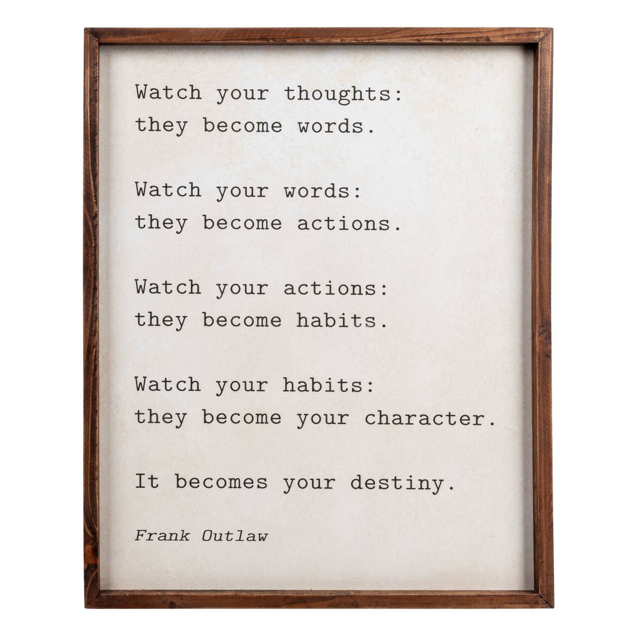 Hello Honey® Framed Destiny Sentimental Phrase Wall Art